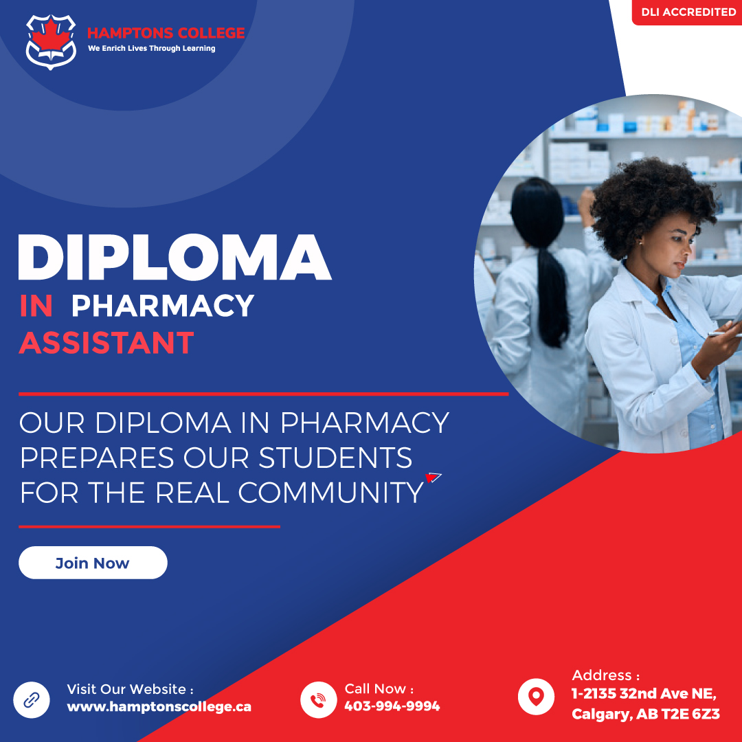 Pharmacy Assistant Diploma Hamptons College